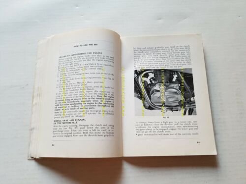 Ducati 860 1975 manuale uso manutenzione originale INGLESE owner's manual