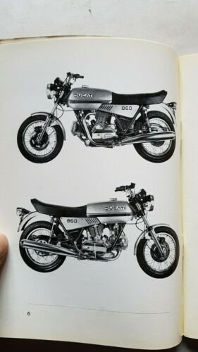DUCATI 860 1975 manuale uso originale ITALIANO moto owner's manual