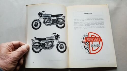 DUCATI 860 1975 manuale uso originale ITALIANO moto owner's manual