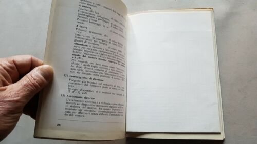 DUCATI 860 1975 manuale uso originale ITALIANO moto owner's manual