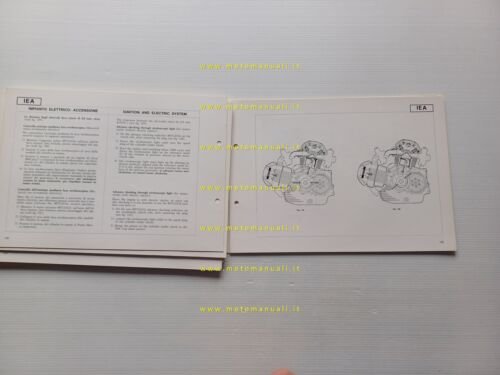 DUCATI 860 GT - 860 GTS 1976-77 manuale officina originale …