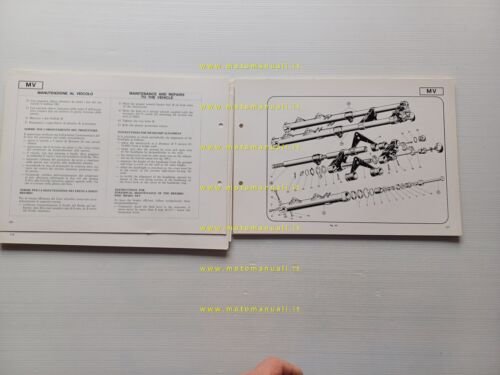 DUCATI 860 GT - 860 GTS 1976-77 manuale officina originale …