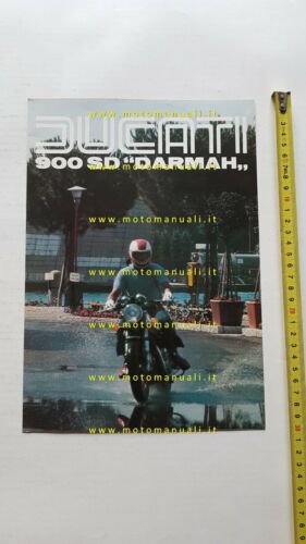 Ducati 900 Darmah SD 1977-78 depliant originale italiano brochure BEVEL