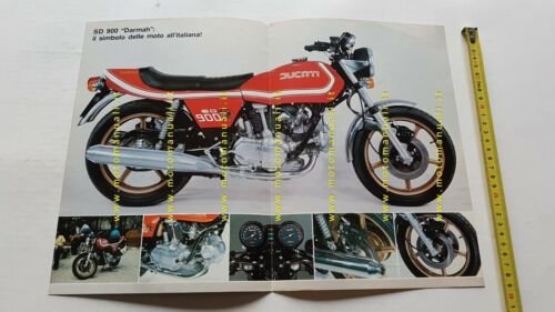 Ducati 900 Darmah SD 1977-78 depliant originale italiano brochure BEVEL