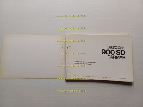 Ducati 900 Darmah SD Desmo 1980 manuale officina originale workshop …