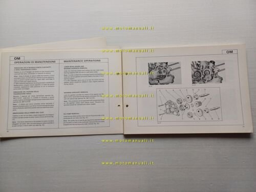 Ducati 900 Darmah SD Desmo 1980 manuale officina originale workshop …