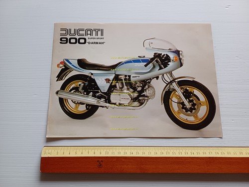 Ducati 900 Darmah Super Sport 1980 depliant originale