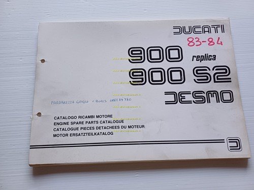 Ducati 900 M.H. Replica - 900 S2 1984 catalogo ricambi …