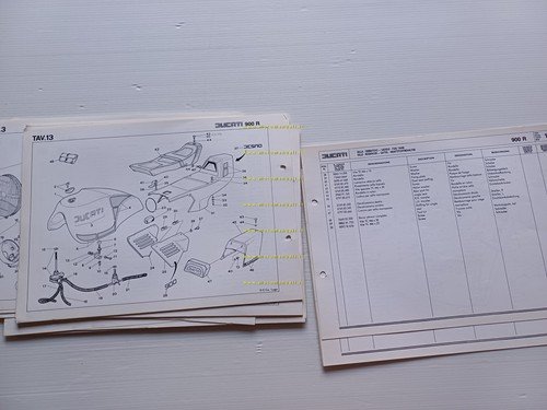 Ducati 900 M.H. Replica - 900 S2 1984 catalogo ricambi …