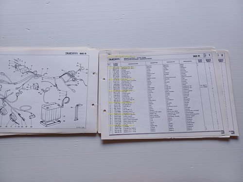 Ducati 900 M.H. Replica - 900 S2 1984 catalogo ricambi …