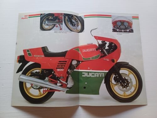 Ducati 900 Mike Hailwood Replica 1982 depliant originale italiano