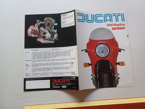 Ducati 900 Mike Hailwood Replica 1982 depliant originale italiano
