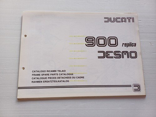 Ducati 900 Mike Hailwood Replica 1983-84 catalogo ricambi TELAIO originale
