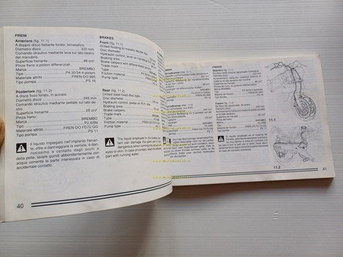 Ducati 900 Monster 1993 manuale uso manutenzione libretto istruzioni originale