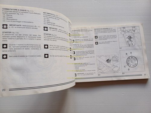 Ducati 900 Monster 1993 manuale uso manutenzione libretto istruzioni originale