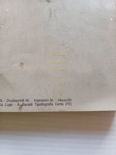 Ducati 900 Monster 1993 manuale uso manutenzione libretto istruzioni originale