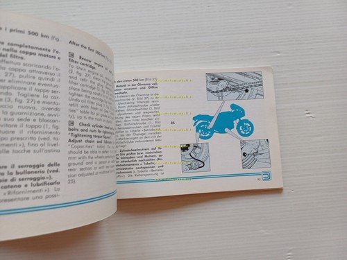 Ducati 900 S2 1982 manuale uso manutenzione libretto istruzioni originale
