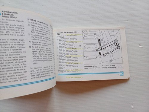 Ducati 900 S2 1982 manuale uso manutenzione libretto istruzioni originale