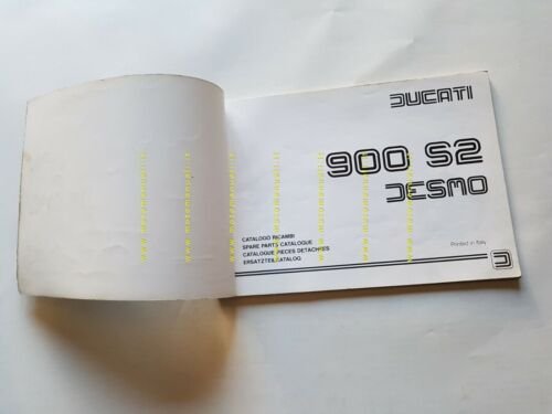 Ducati 900 S2 Desmo 1983 catalogo ricambi originale spare parts …