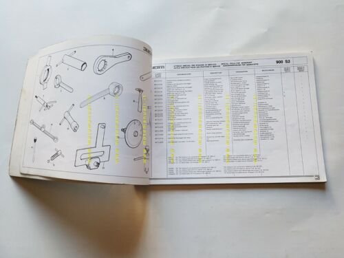 Ducati 900 S2 Desmo 1983 catalogo ricambi originale spare parts …