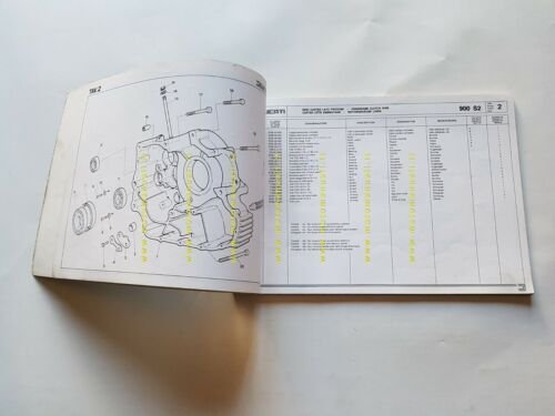 Ducati 900 S2 Desmo 1983 catalogo ricambi originale spare parts …