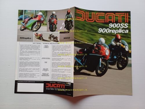 Ducati 900 SS - 900 Mike Hailwood Replica 1979 depliant …