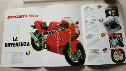 Ducati 900 SS anni 90 depliant moto originale motorcycle brochure