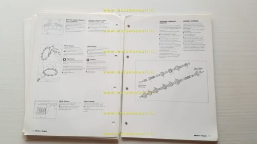 DUCATI 900 SuperSport 1998 manuale officina originale Italiano English