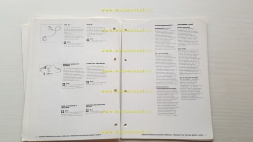 DUCATI 900 SuperSport 1998 manuale officina originale Italiano English