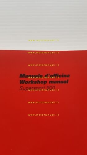 DUCATI 900 SuperSport 1998 manuale officina originale Italiano English