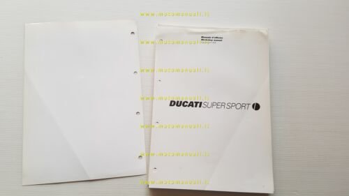 DUCATI 900 SuperSport 1998 manuale officina originale Italiano English