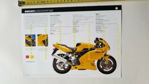 Ducati 900 SuperSport 1999 depliant originale brochure