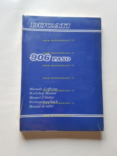 Ducati 906 PASO 1989 manuale officina riparazione originale workshop manual