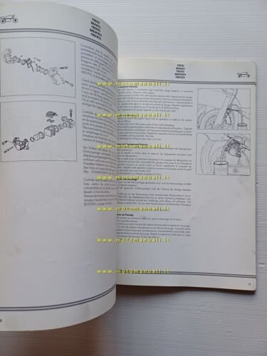 DUCATI 907 i.e. 1990 AGGIORNAMENTO manuale officina 906 Paso originale