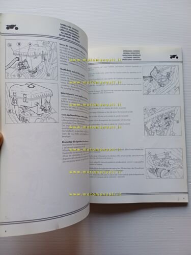 DUCATI 907 i.e. 1990 AGGIORNAMENTO manuale officina 906 Paso originale