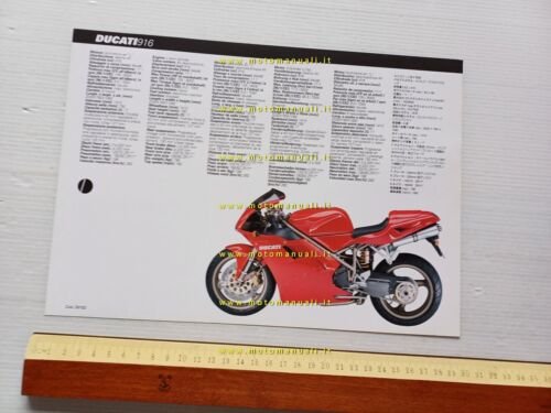 Ducati 916 depliant originale