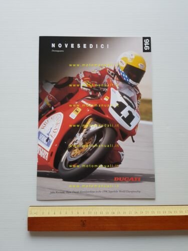 Ducati 916 Desmoquattro 1996 Kocinsky depliant originale