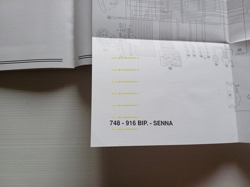 Ducati 916 S.P.-Senna- Biposto- 748 S.P. 1995 manuale uso manutenzione …