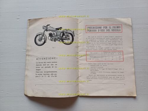Ducati 98 1a serie manuale uso manutenzione libretto italiano originale
