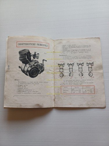Ducati 98 anni 50 manuale uso manutenzione libretto originale italiano