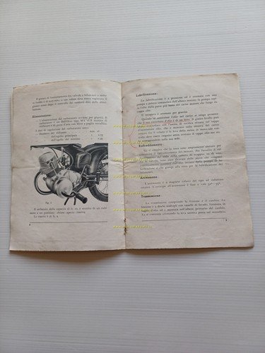 Ducati 98 anni 50 manuale uso manutenzione libretto originale italiano