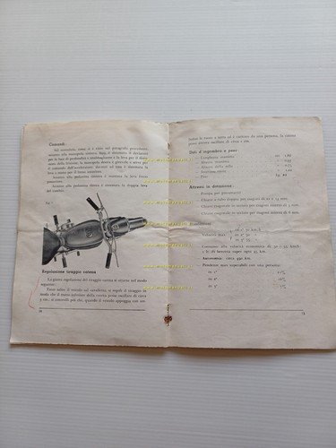 Ducati 98 anni 50 manuale uso manutenzione libretto originale italiano