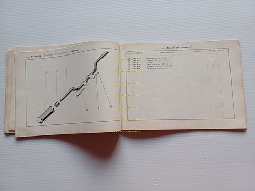 Ducati 98 S Sport 1954-56 catalogo ricambi originale spare parts …