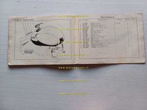 Ducati 98 T Turismo 1956 catalogo ricambi originale spare parts …