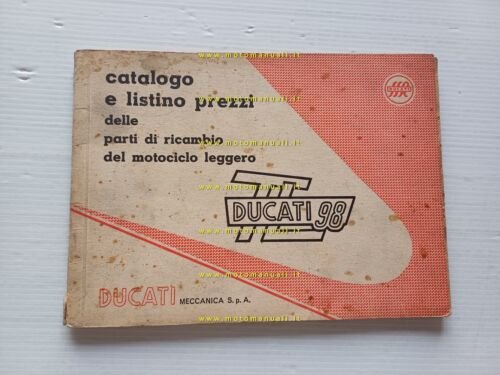 Ducati 98 TL Turismo Lusso catalogo ricambi originale