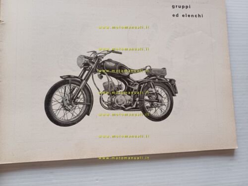 Ducati 98 TL Turismo Lusso catalogo ricambi originale