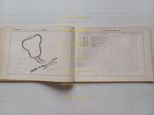 Ducati 98 TL Turismo Lusso catalogo ricambi originale