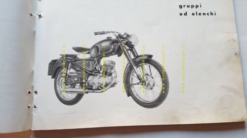 Ducati 98 Turismo 1956 catalogo ricambi originale moto spare parts …