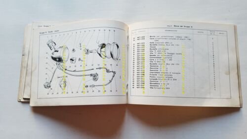 Ducati 98 Turismo 1956 catalogo ricambi originale moto spare parts …