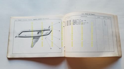 Ducati 98 Turismo 1956 catalogo ricambi originale moto spare parts …